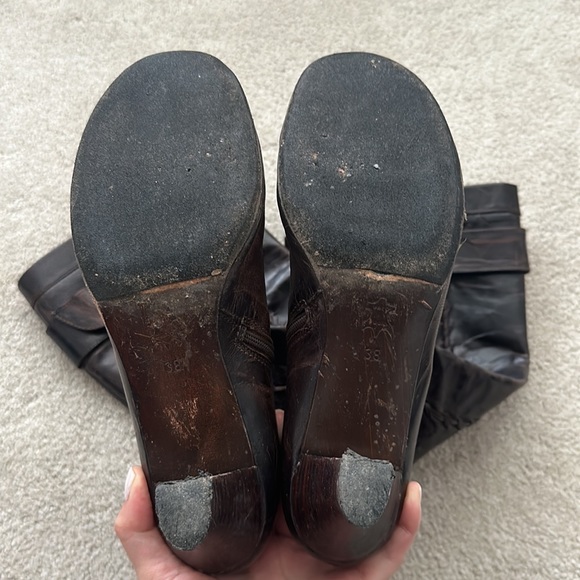 Real Leather Made in Italy Boots Size 7 1/2 EU 38 - Picture 8 of 9